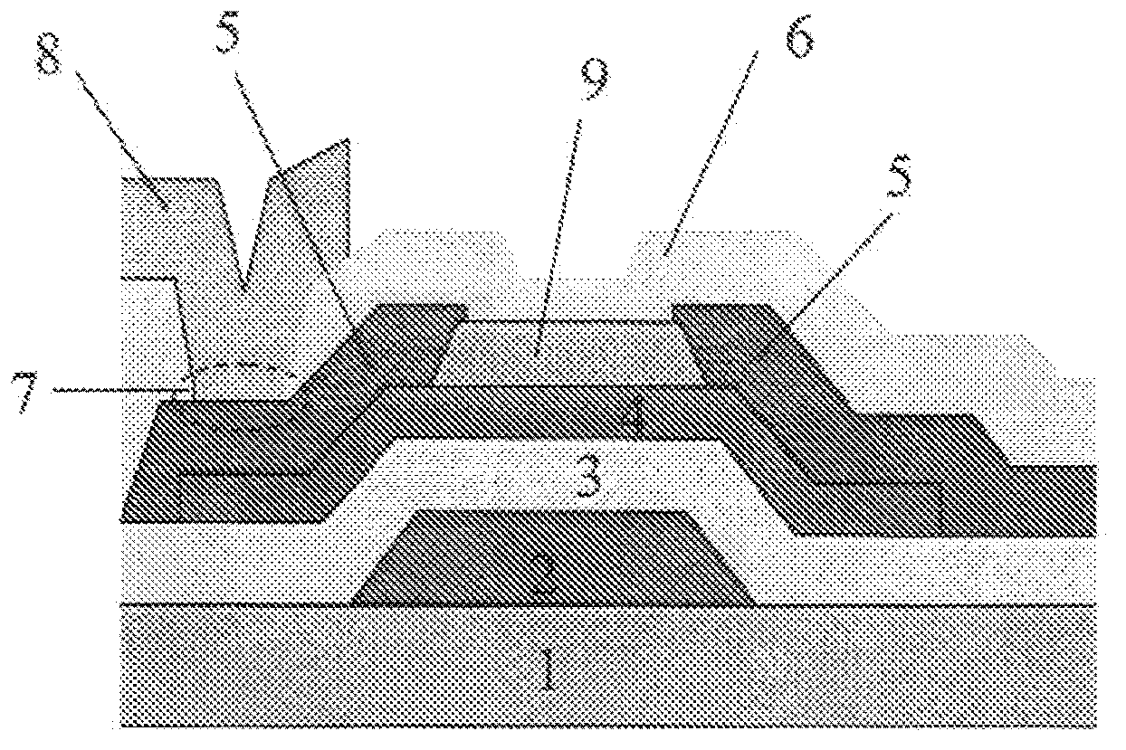 Oxide for semiconductor layer of thin film transistor, sputtering target, and thin-film transistor