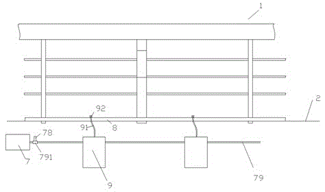Municipal bridge guardrail cleaning device for collecting rainwater and using method thereof