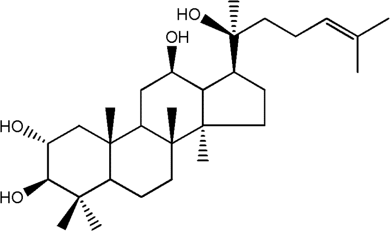 Application of 2 alpha-hydroxy protopanoxadiol medicine