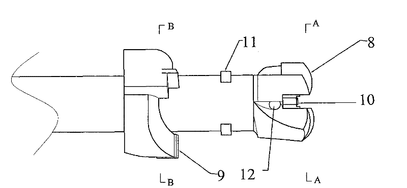 High-pressure water jet system and method for drilling and enlarging holes on coal bed