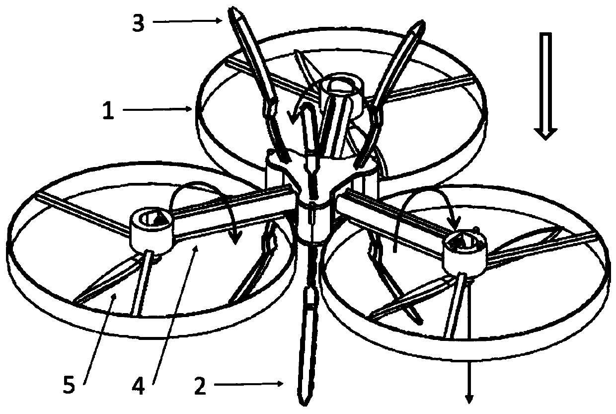 A double-sided flyable multi-rotor aircraft and its operating method