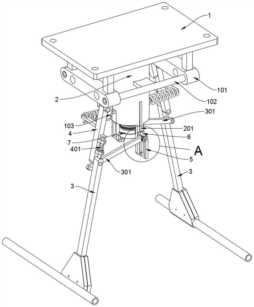 Exploration scanning frame mechanism for unmanned aerial vehicle