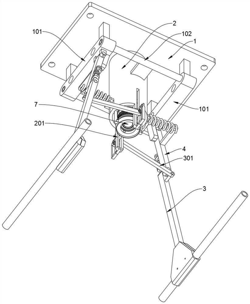 Exploration scanning frame mechanism for unmanned aerial vehicle