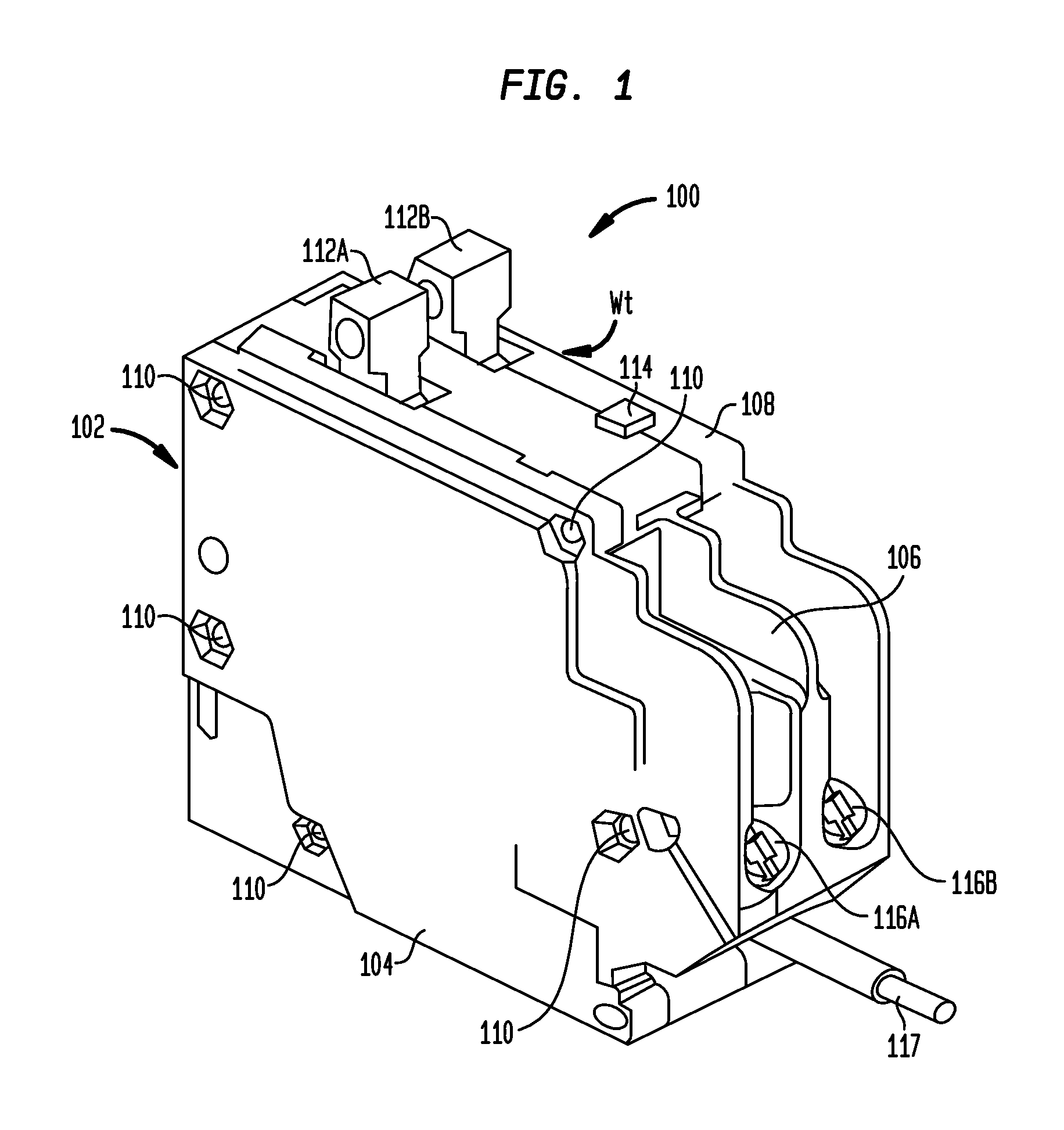 Low-profile electronic circuit breakers, breaker tripping mechanisms, and systems and methods of using same