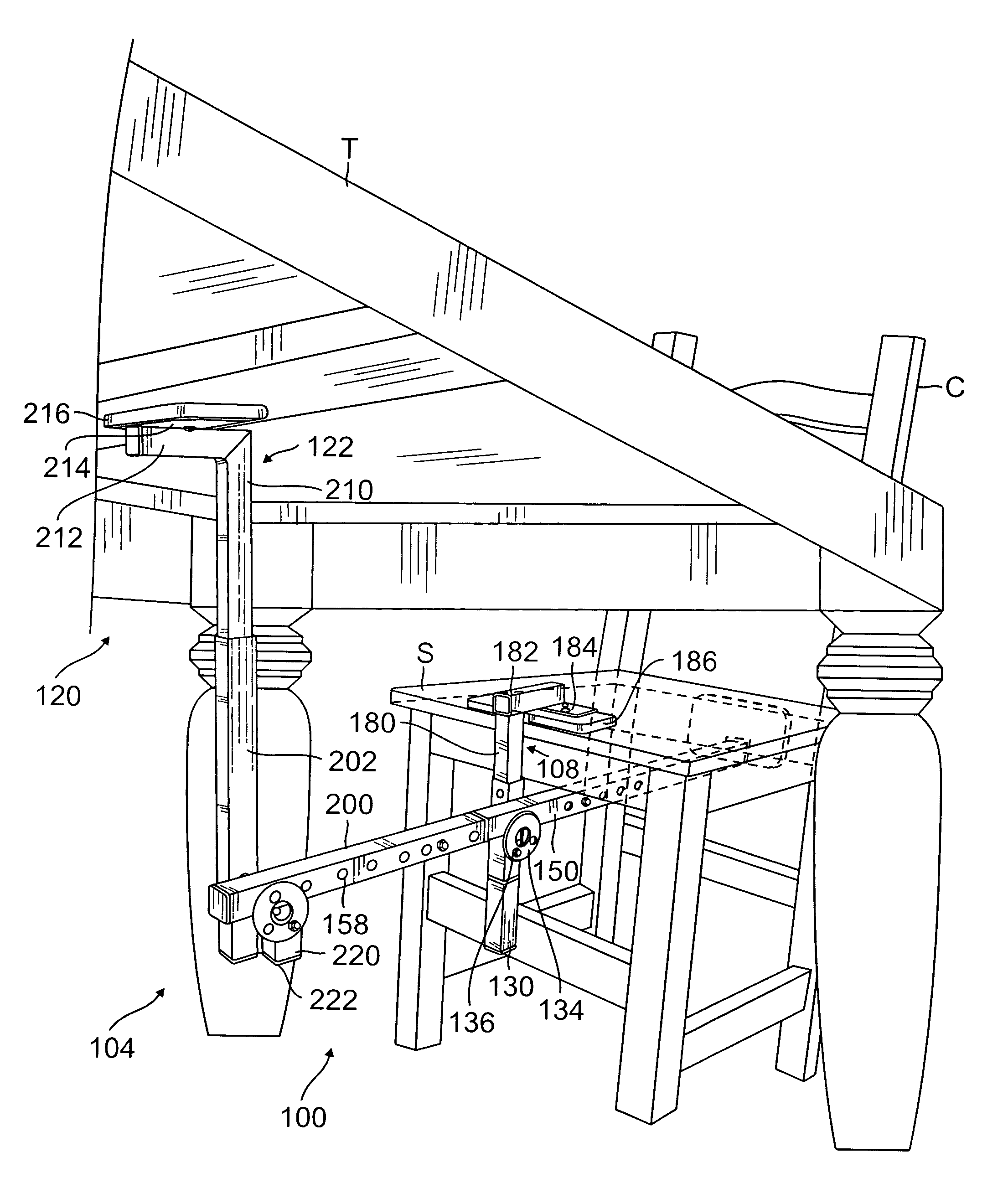 Chair stabilizer and method of use