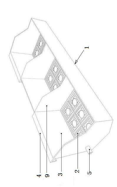 Vertical greening module and planting system capable of storing and supplying water