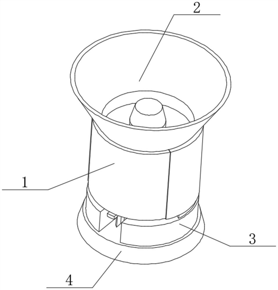 Classification and recovery device for garbage generated by cell culture
