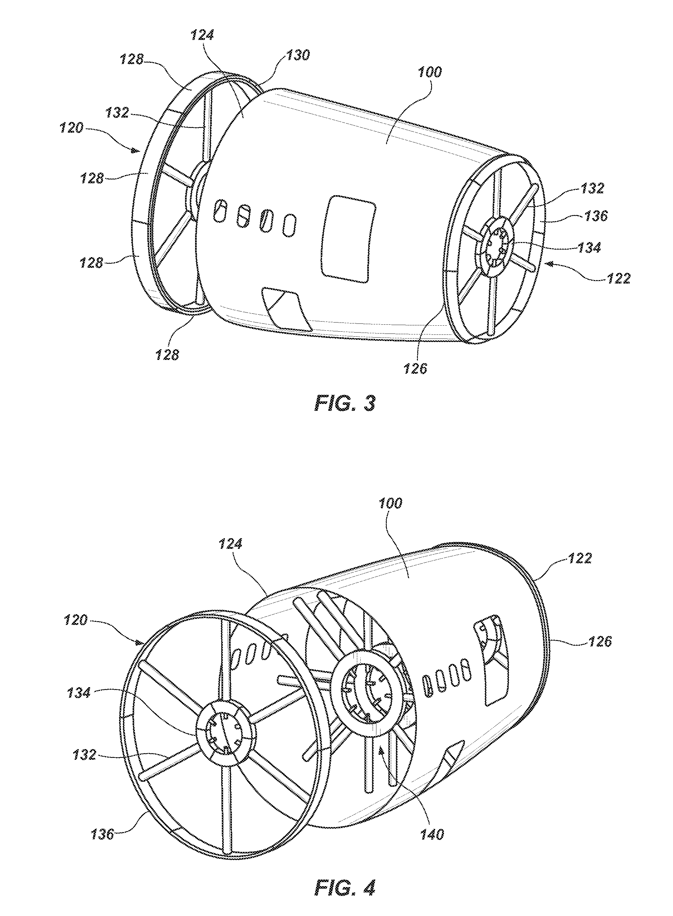 Edge stabilizing system and method for composite barrel segments