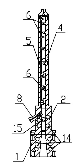 Method and device for extruding continuous long glass fibers