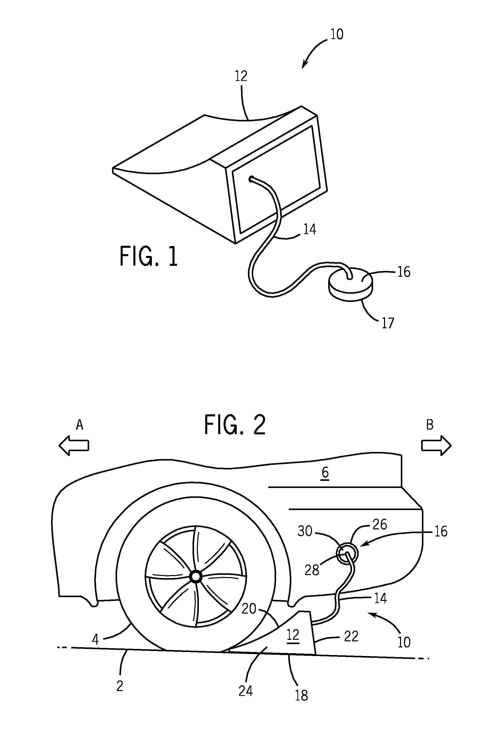 Wheel chock assembly