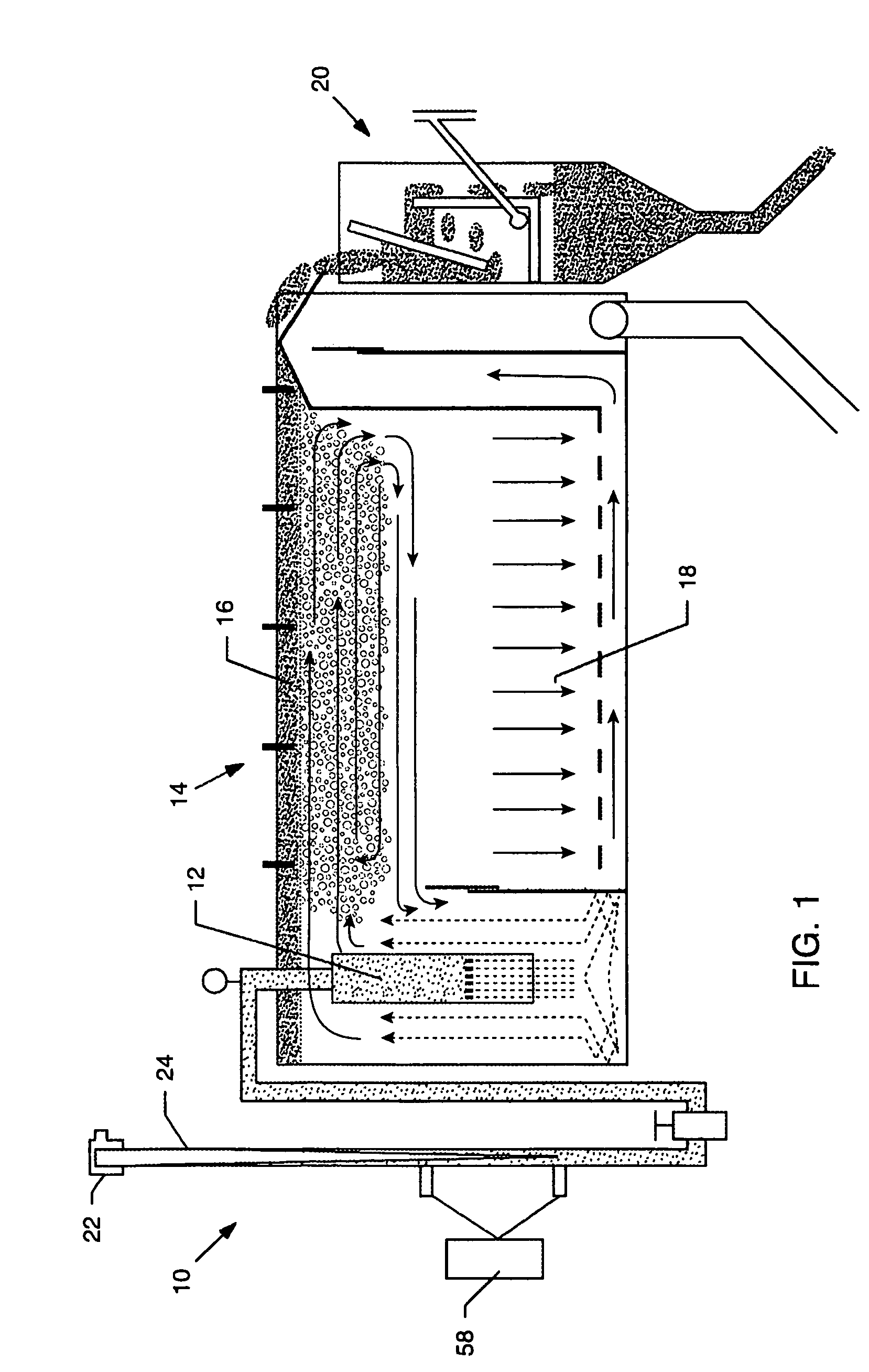 Adjustable contaminated liquid mixing apparatus