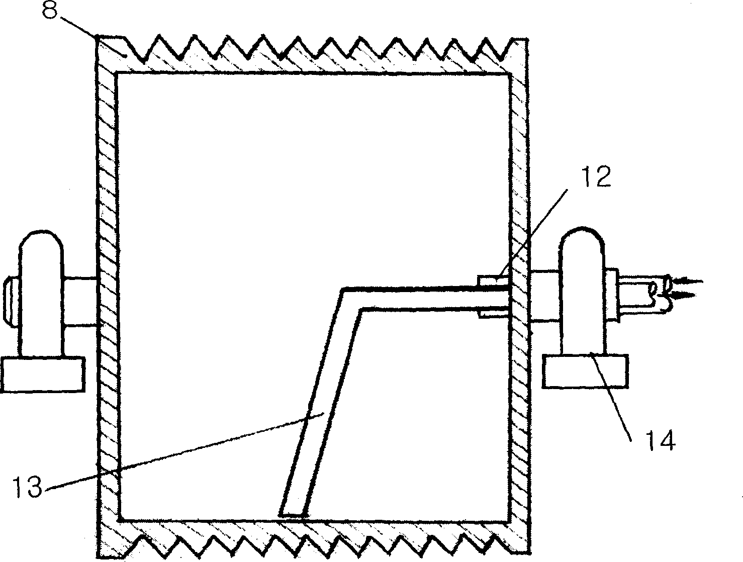 Method for producing packaging paper board and its producing device