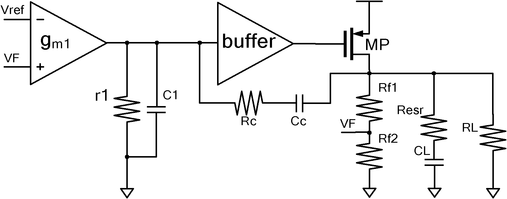 High-slew-rate error amplifier-based high-accuracy and high-speed low dropout (LDO) regulator circuit