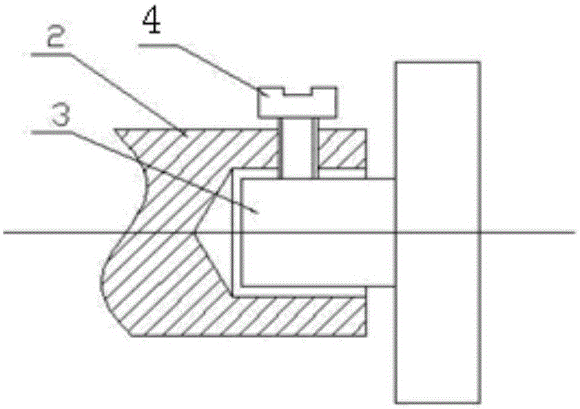 Method for preventing looseness of rotating rod of feedback signal potentiometer of hydrogovernor