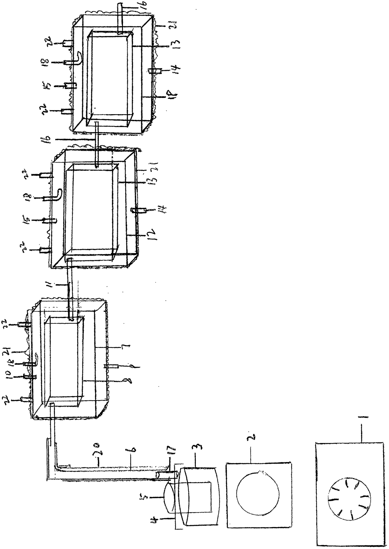Water heater device without energy consumption
