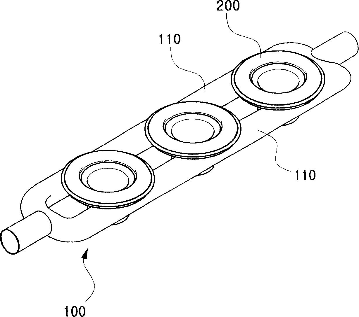 Apparatus for supplying compressed air using air amplifier