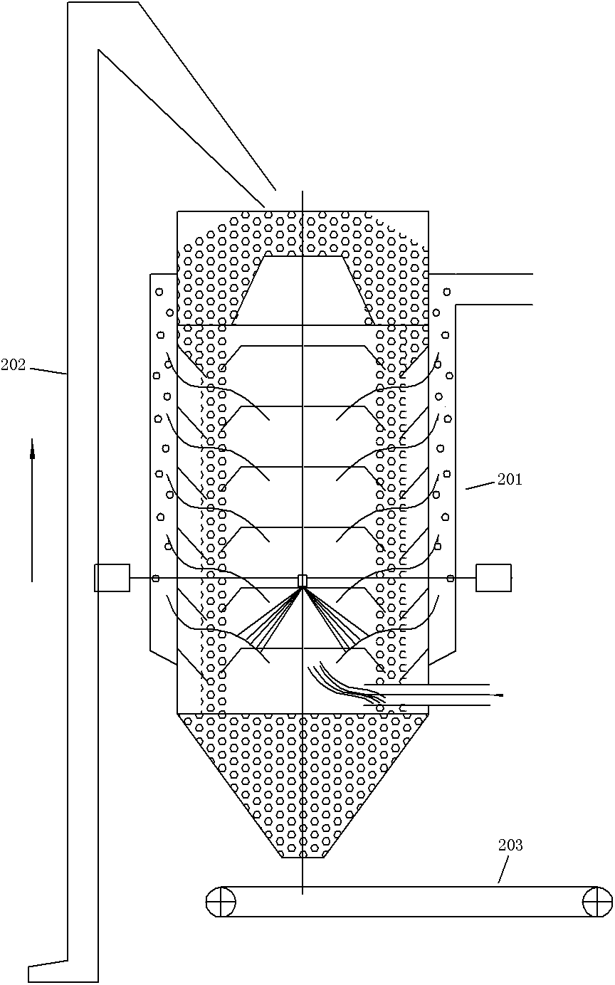 Dual heat source vertical type dryer and drying system using same