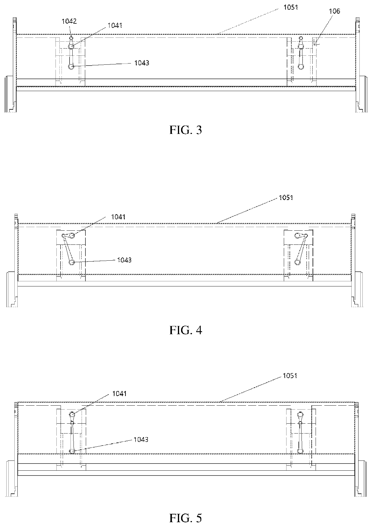 Display panel support frame and display device