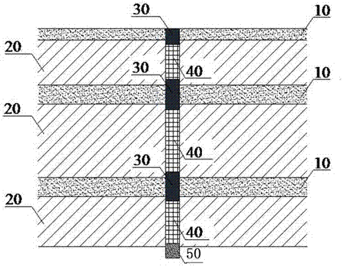 Blast hole charging structure and method for deep-hole bench blasting of layered rock mass mixed up with soft rock strata and hard rock strata