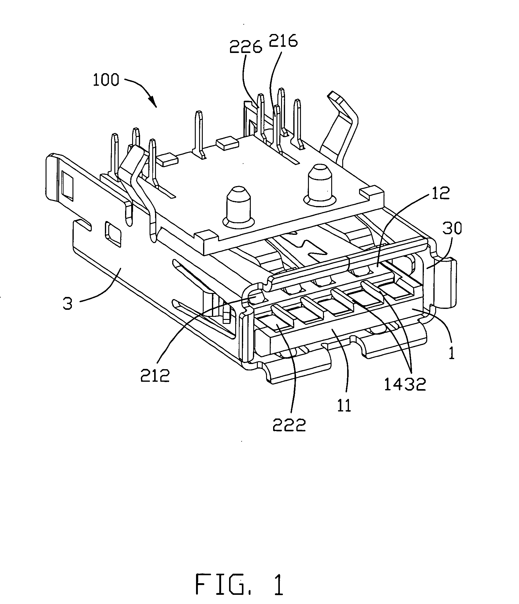 Electrical connector with improved contact footprints