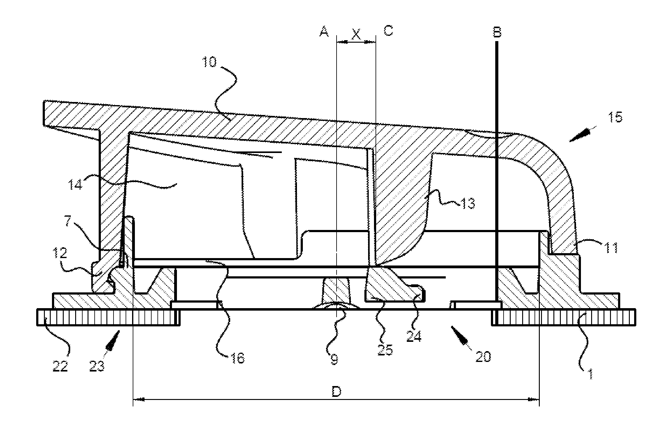 Directional valve and respirator product with a directional valve