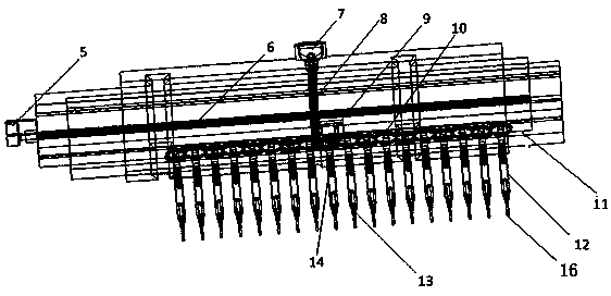 Automatic cocoon picking device