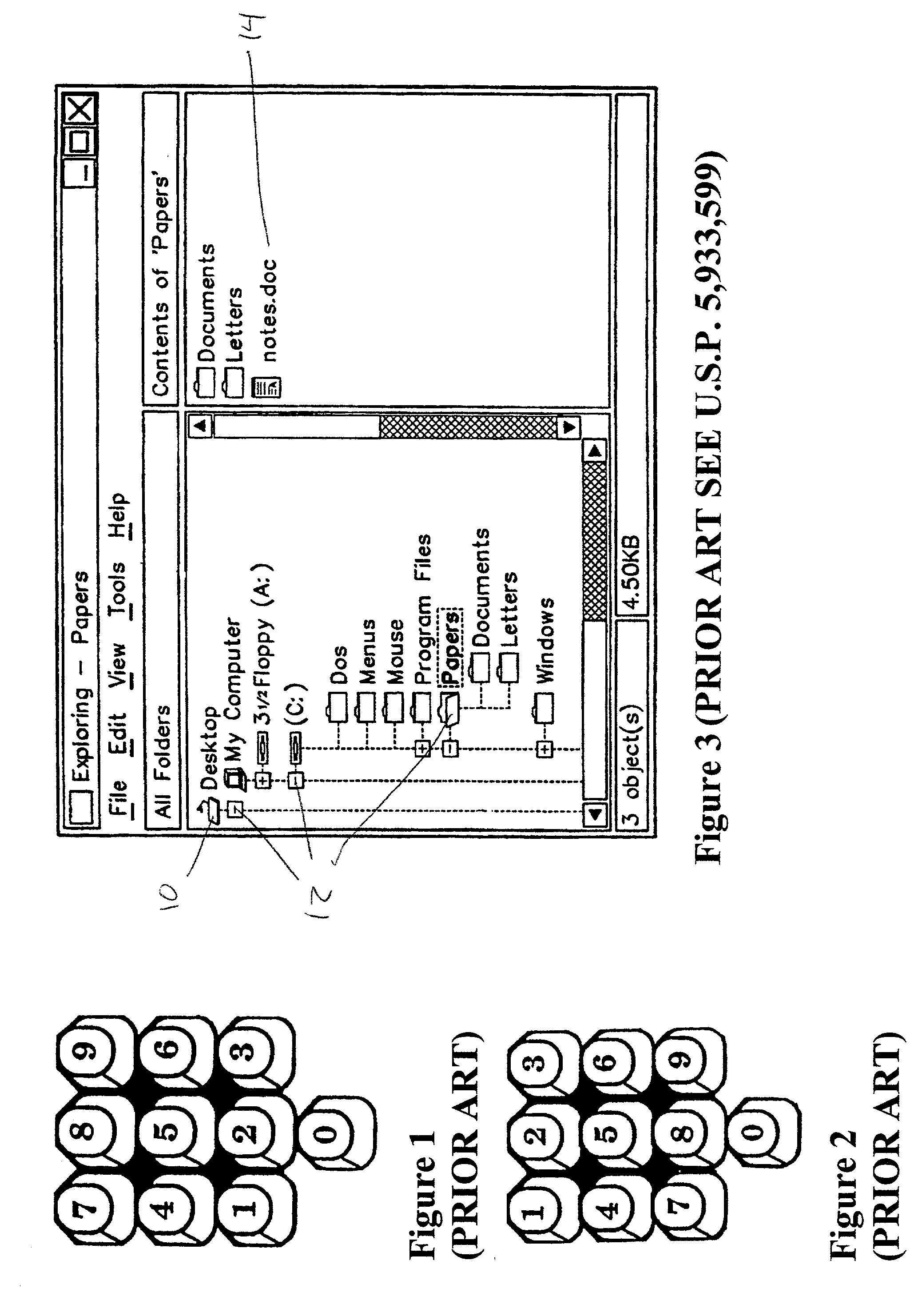 Apparatus and method for navigating electronic files using an array display
