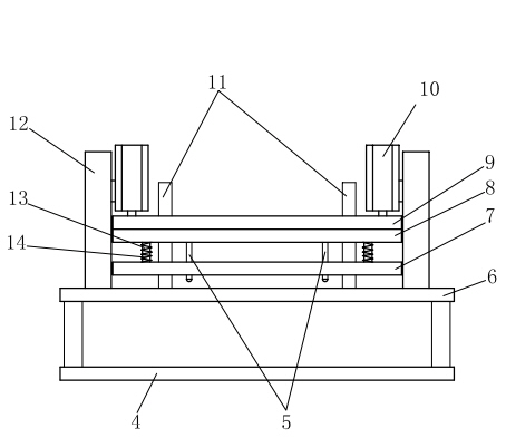 Tapping device for tapping and forming integrated production line