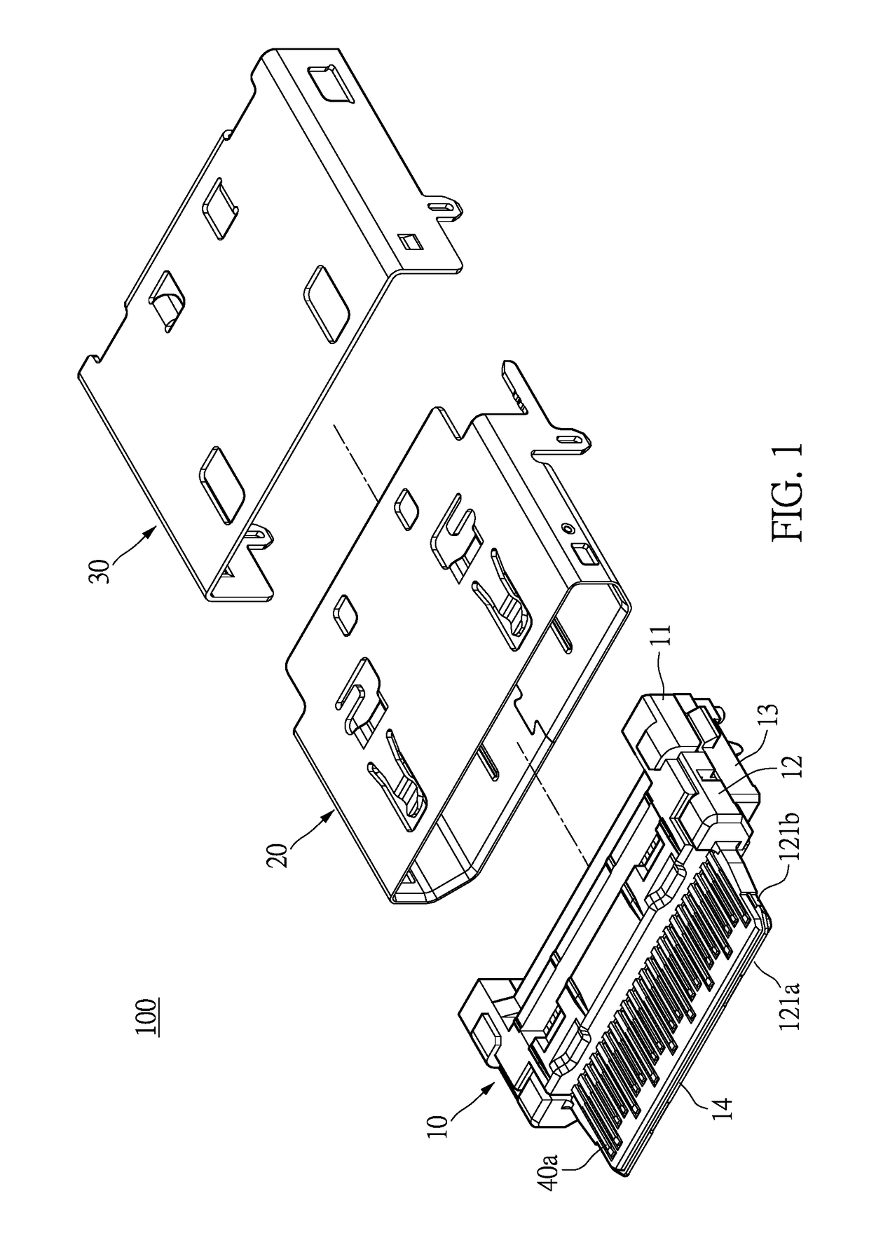 Electrical connector with edge protective structure and tongue board module thereof