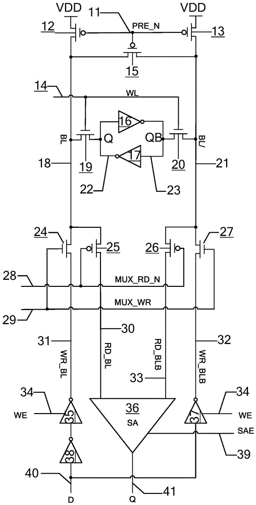 A write-copy circuit suitable for SRAM