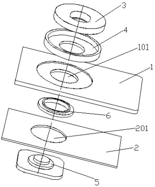 Positive electrode assembly, negative electrode assembly and battery cover plate assembly