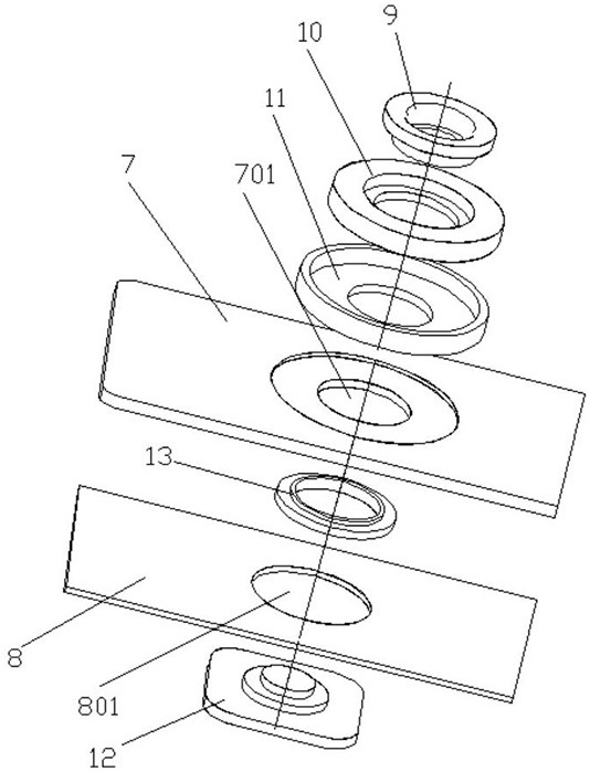 Positive electrode assembly, negative electrode assembly and battery cover plate assembly