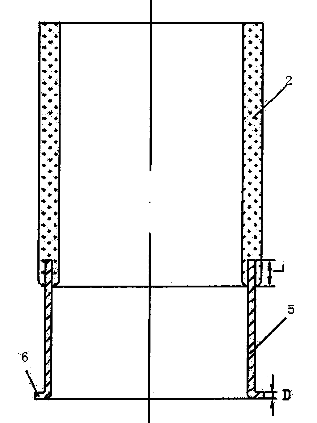 Thermal fusing sealing process of metal-glass solar heat-collecting tube