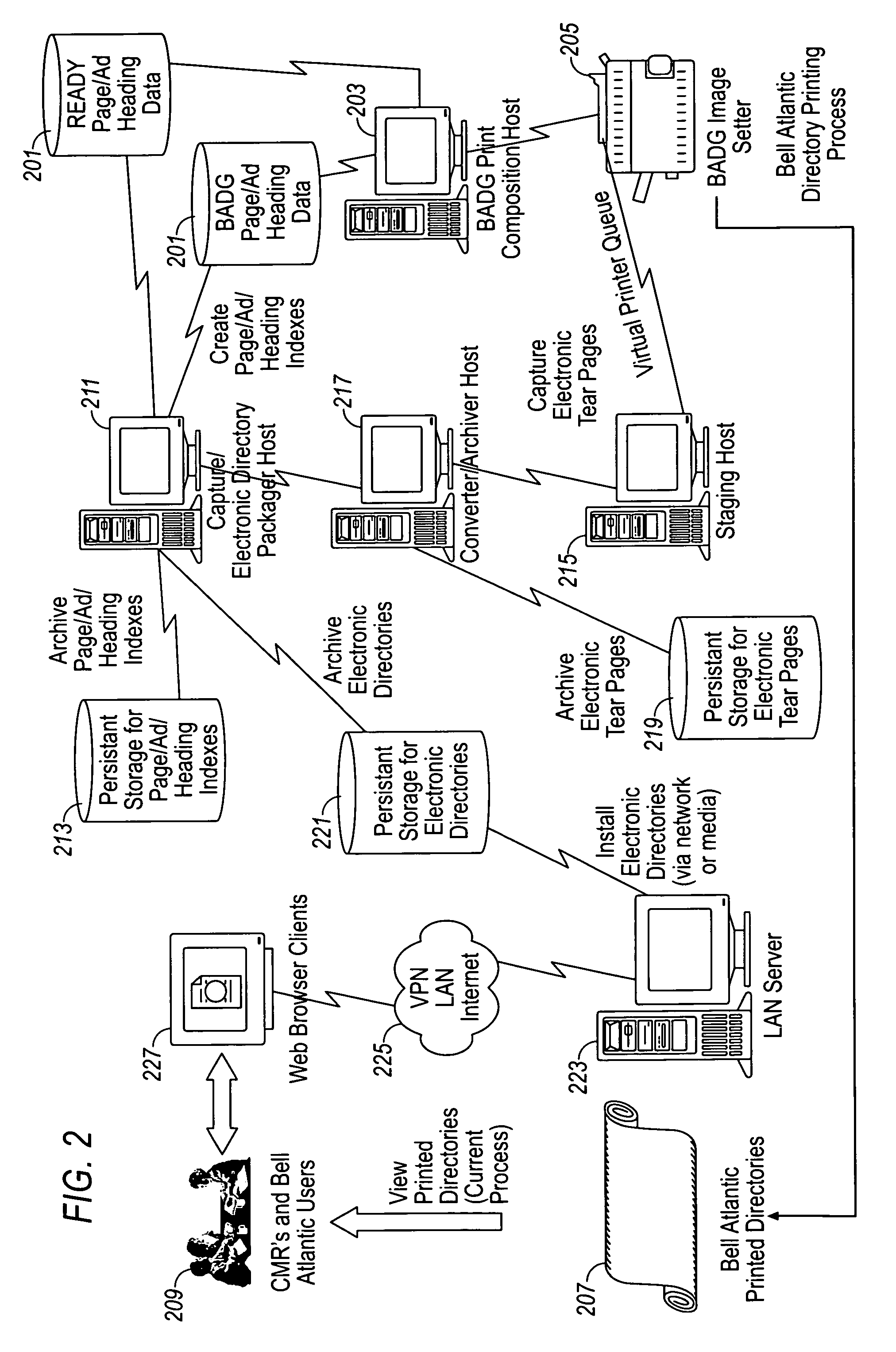 Method, storage medium and system for electronically viewing multi-page document while preserving appearance of printed pages