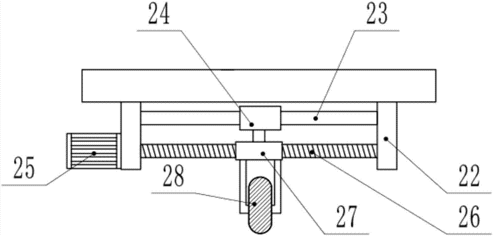 Device for grinding burrs on surface of rotating shaft of commercial coil motor
