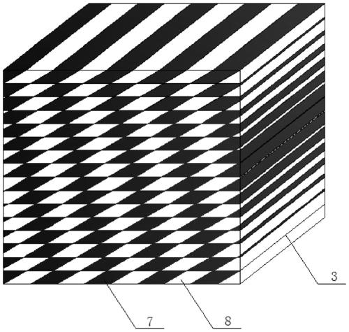 Manufacturing method of recombined decorative veneer with rhombus interweaving pattern