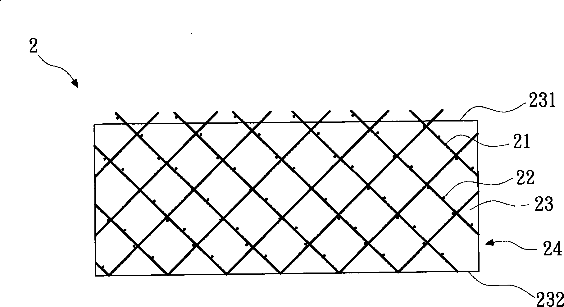 Polishing pad with abrasive grains and manufacturing method thereof