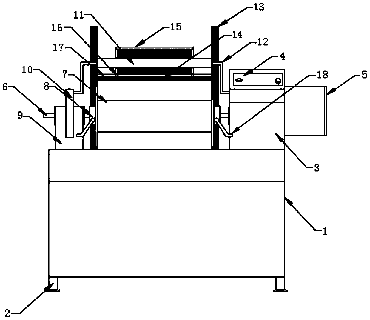 Laminating and pressing device for sandwich cookies