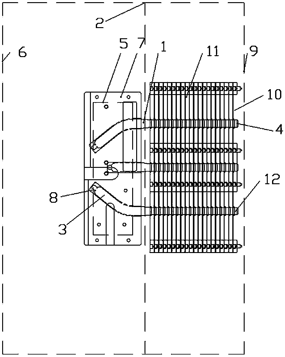 Heat radiation method for circulation electrical cabinet