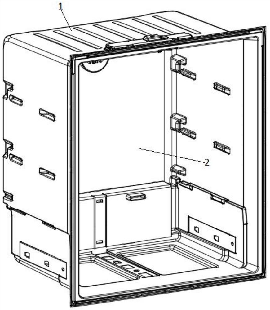 Mounting structure of refrigerator air duct