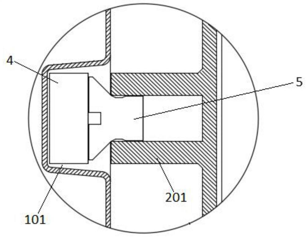 Mounting structure of refrigerator air duct