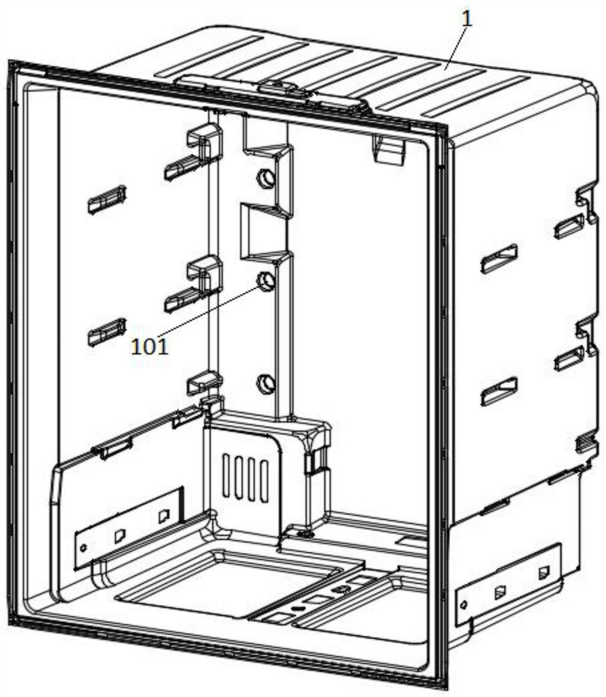 Mounting structure of refrigerator air duct