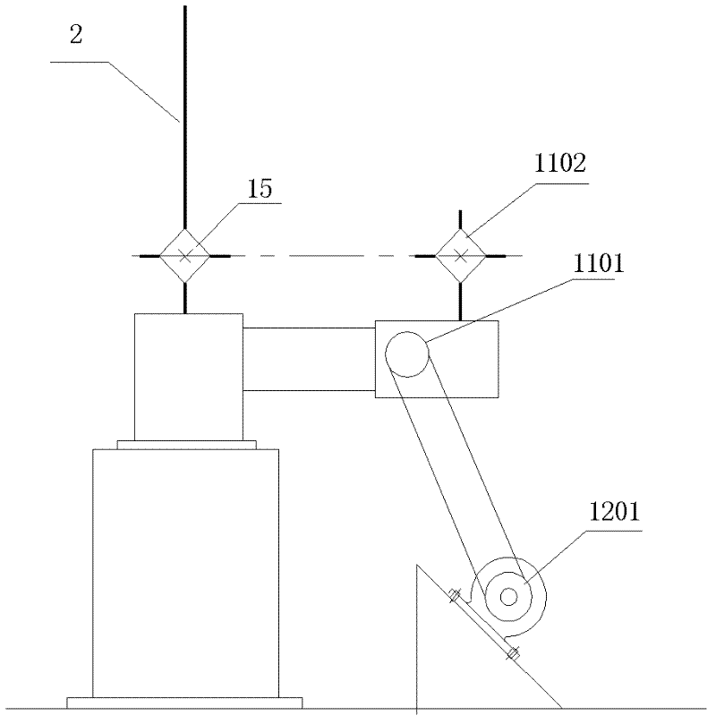 Intelligent bionic bird-repelling device