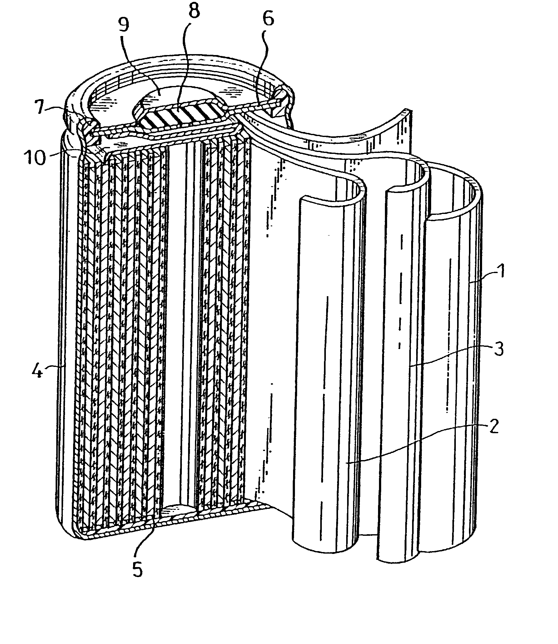 Akali zinc secondary cell and method for preparation thereof