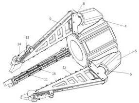 Shape-changeable pull-in type mechanical claw