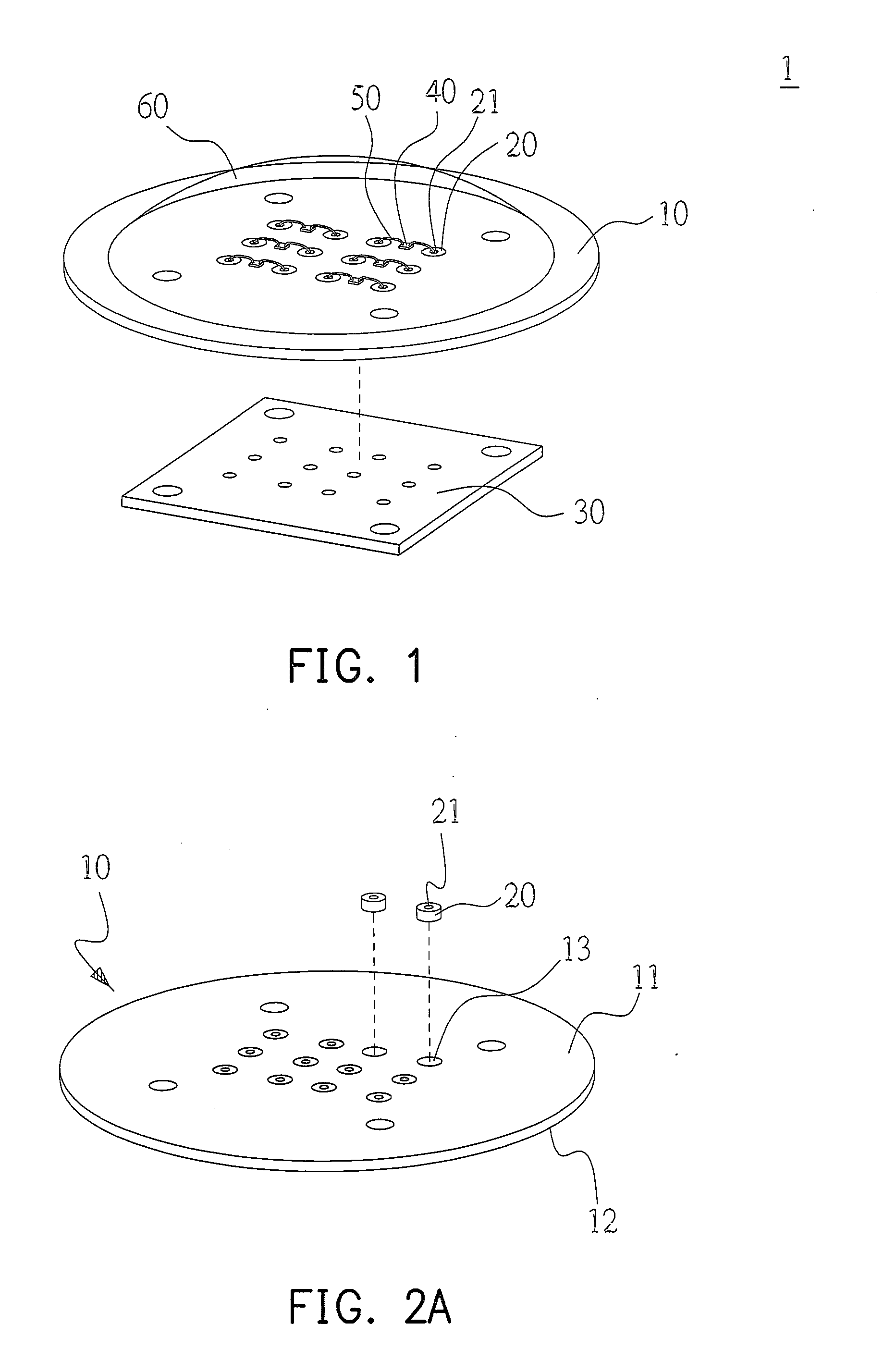 Light emitting device having function of heat-dissipation and manufacturing process for such device