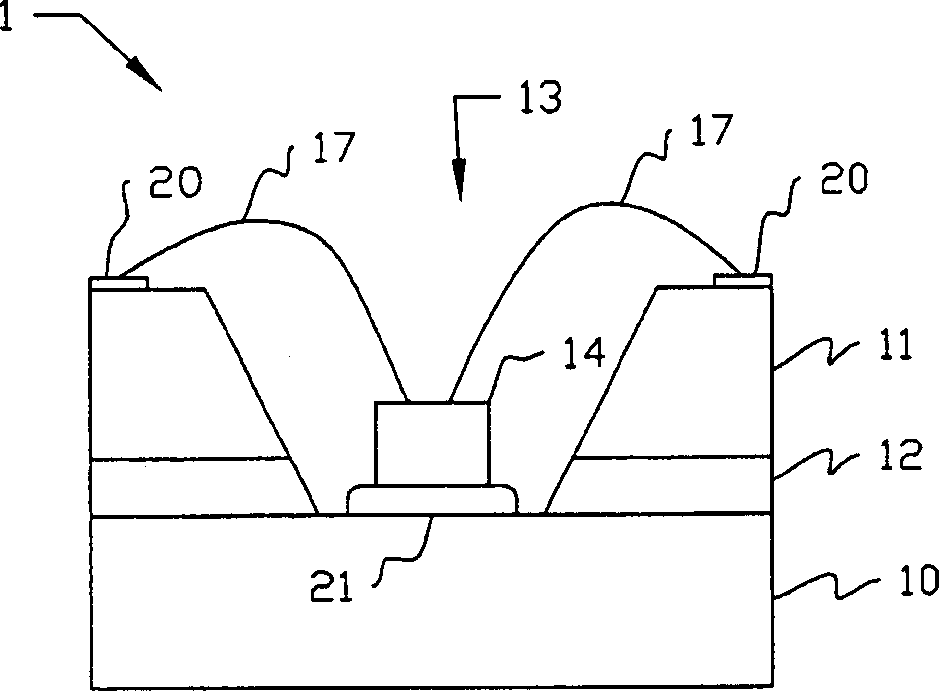 Semiconductor luminescent element composition