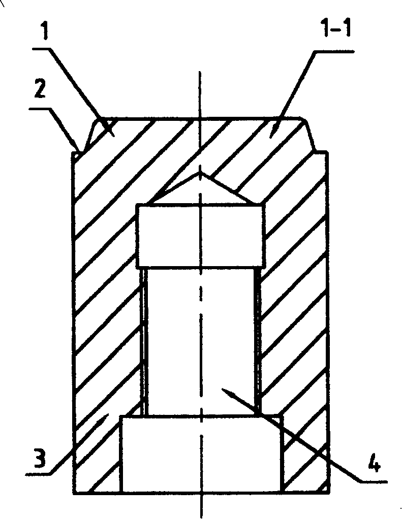 Long-life high-efficiency die-casting punching head