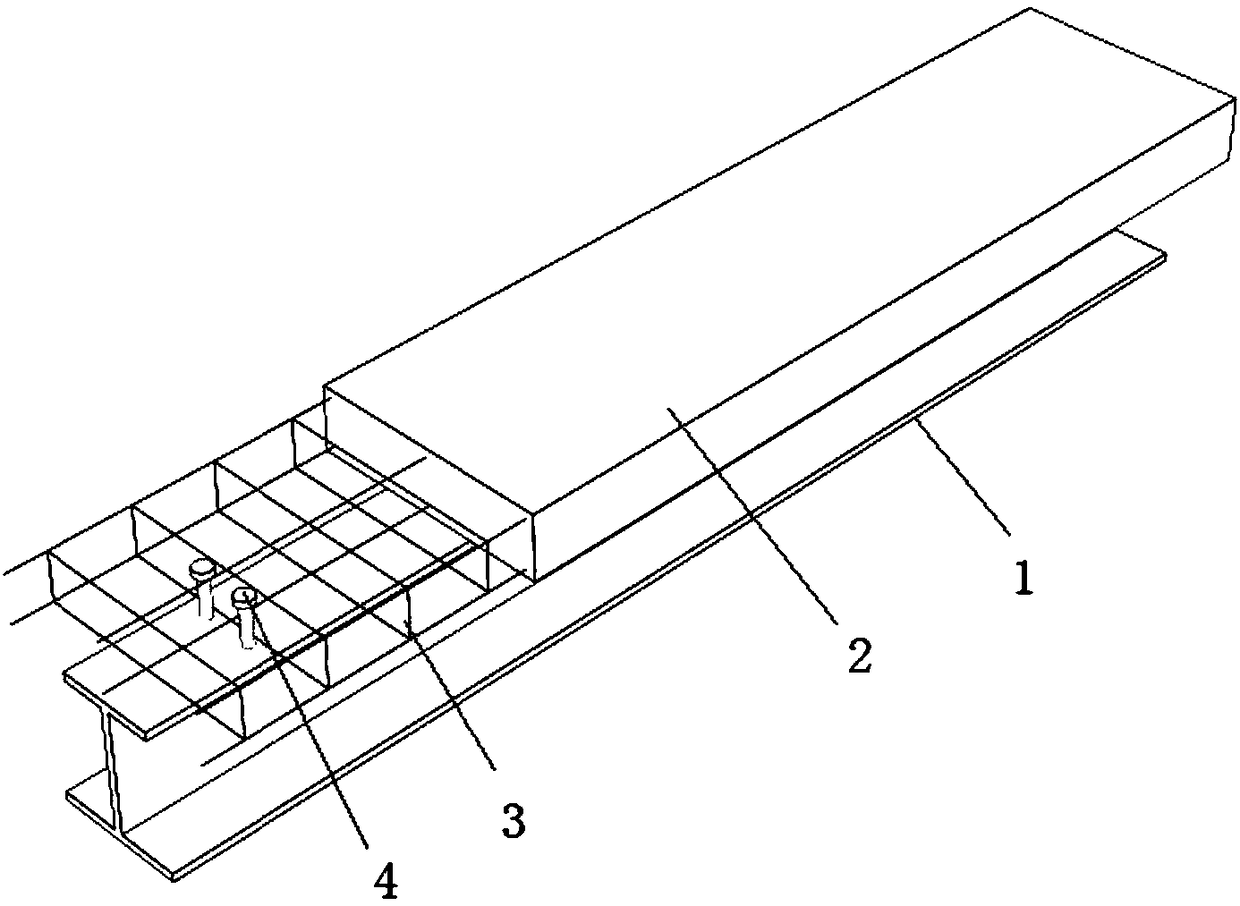 Finite element modeling method used for stud connector design of steel-concrete combined beam