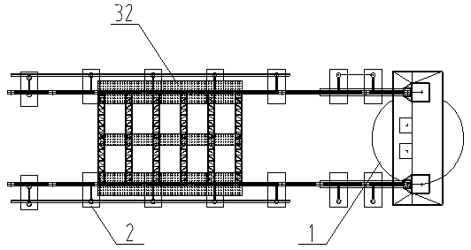 A push construction method for a single-track railway steel truss bridge using guide beams